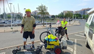 « Nous ne nous sommes jamais découragés » : Il parcourt plus de 1 000 km en skate