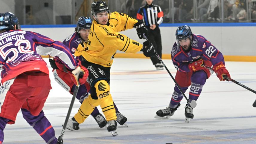 Avec deux assistances, Tomas Simonsen a joué un rôle prépondérant dans le succès des Dragons de Rouen face à, Düsseldorf samedi 5 septembre 2026.