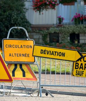 Plusieurs chantiers sont en cours dans les rues de Rouen.