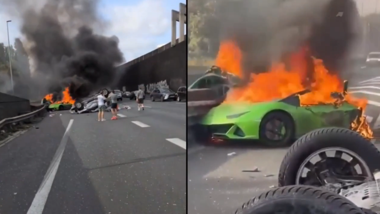 Vitesse excessive: Un père et son fils meurent dans un accident impliquant une Lamborghini près de Paris