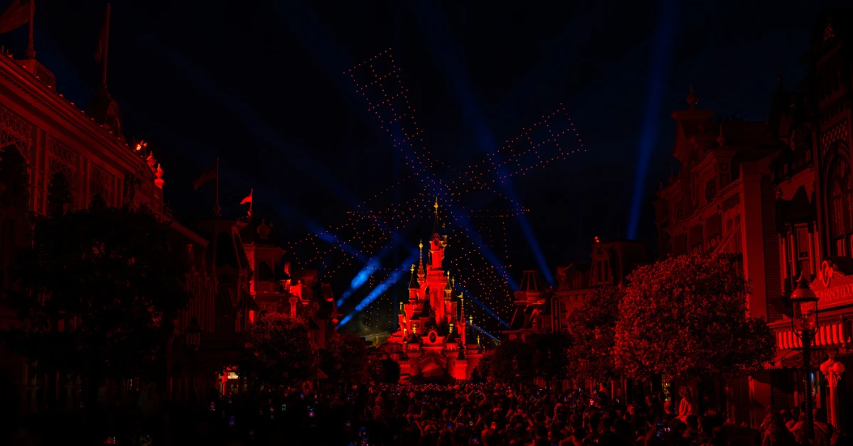 Disneyland Paris Celebrates Bastille Day With One-Night Drone Spectacular