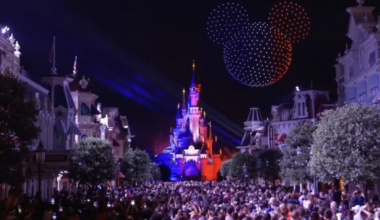Disneyland Paris celebrated France’s national holiday with a special nighttime spectacular featuring more than 1,600 drones above Sleeping Beauty Castle.