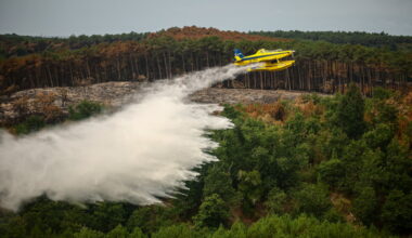 Firefighters battle the last hot spots of a monster wildfire in France's southwest