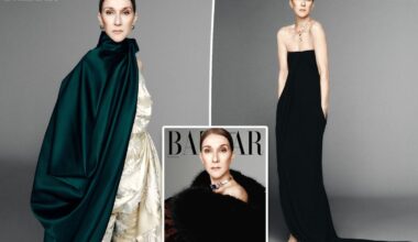 Céline Dion covers Harper's Bazaar in Bulgari jewels and fur