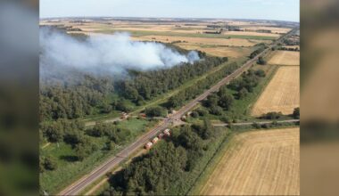 Fire crews battle blaze at Holme Fen Nature Reserve in Huntingdonshire | News