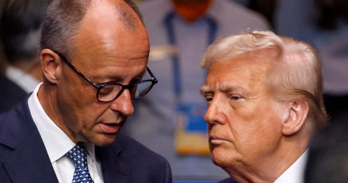 Merz’s strategy for dealing with Trump’s anger: Tell him he’s right – POLITICO