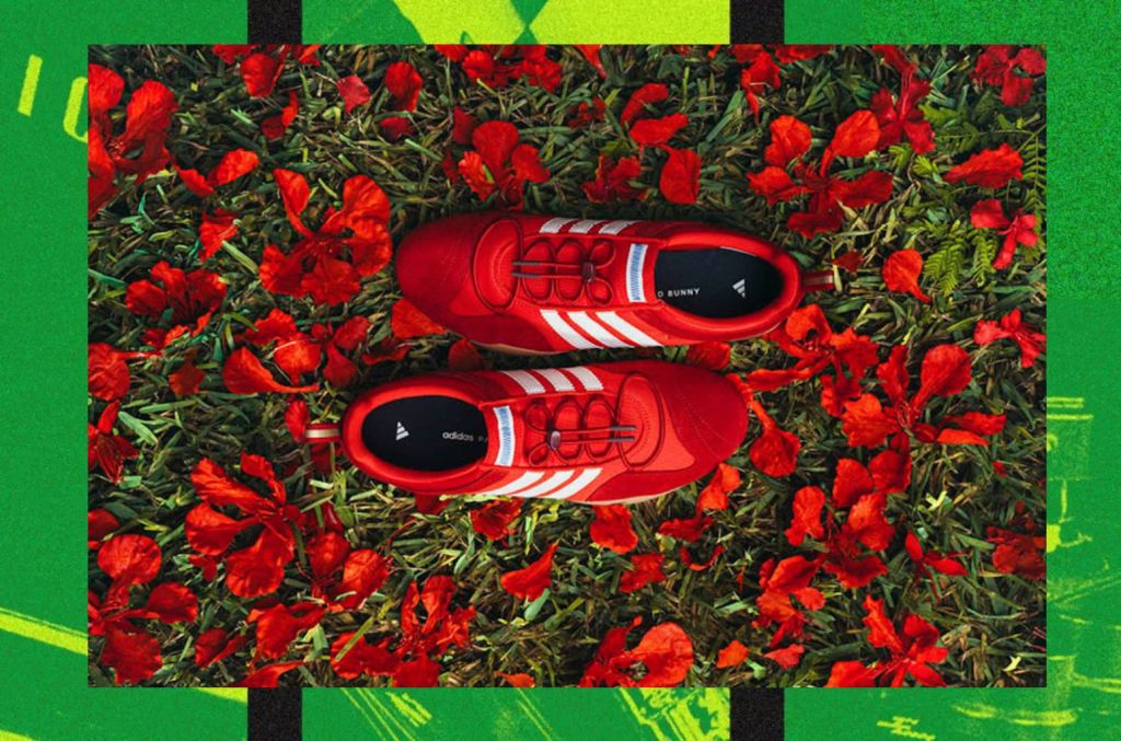Where to Buy Bad Bunny's New Vivid Red Adidas Ballerina Sneaker Online