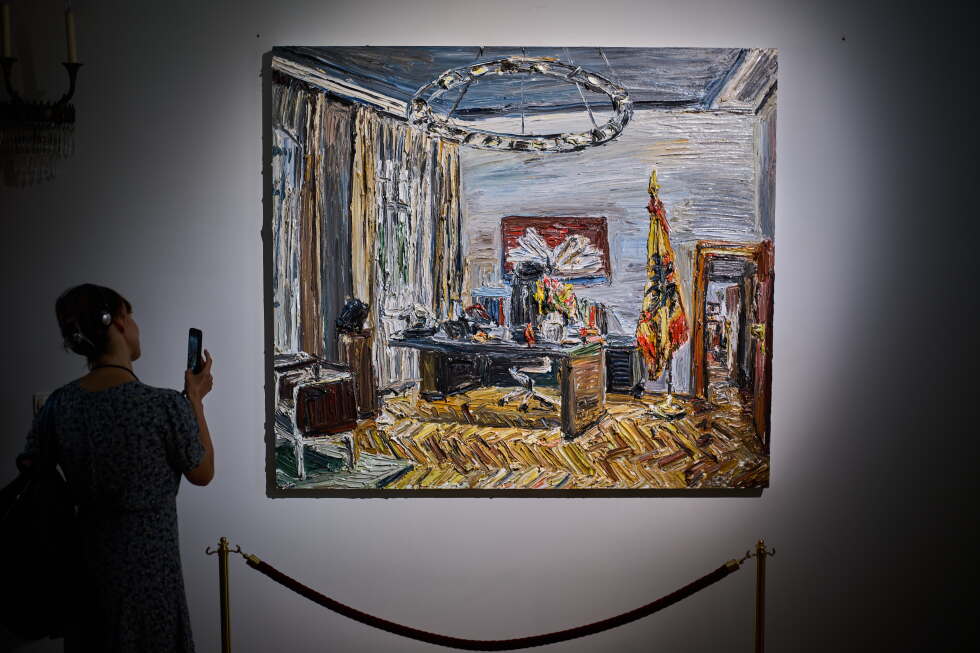 Art show opens at German president's residence before it's renovated