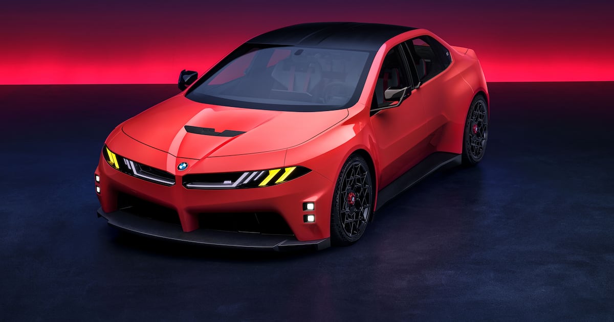 BMW M Concept Neue Klasse previews the future electric M3