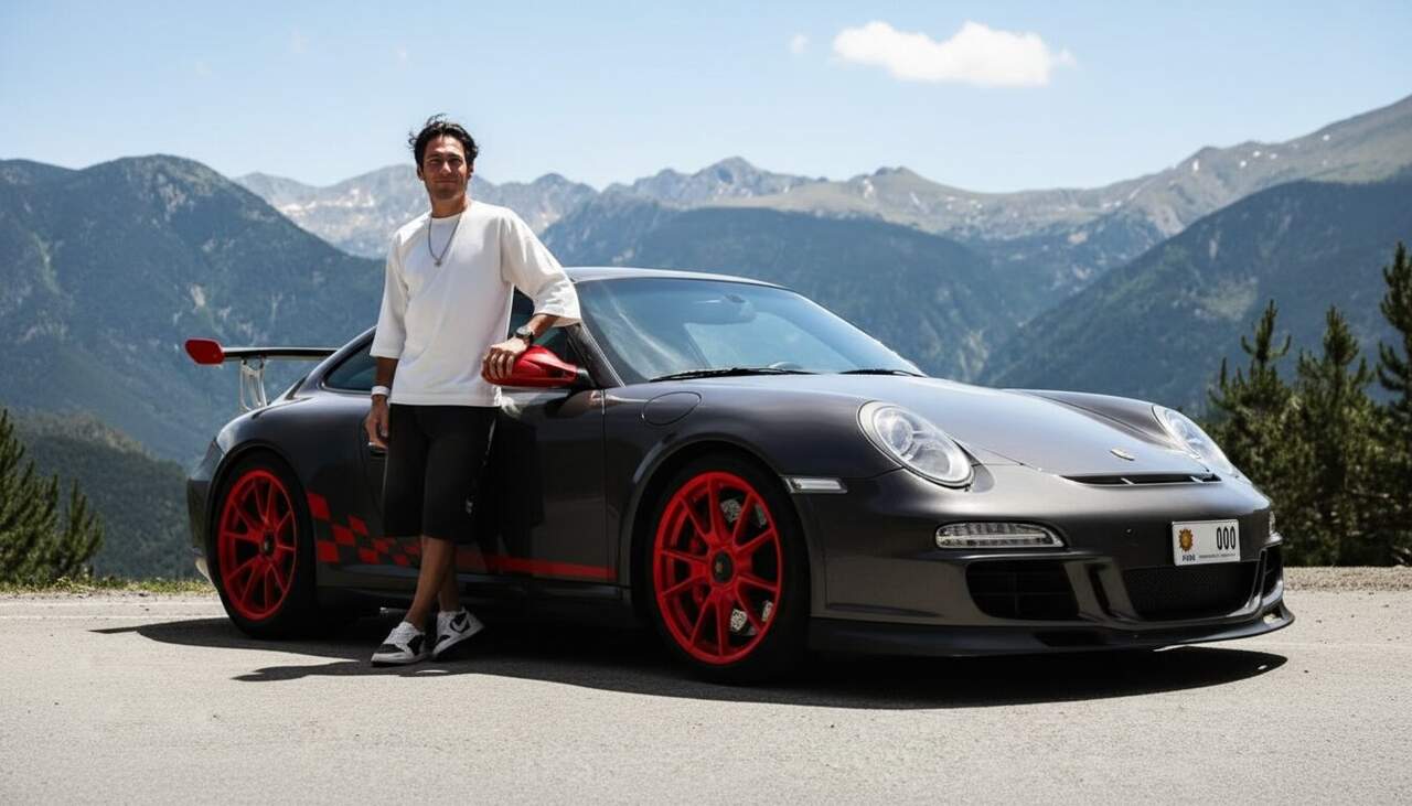 Aleix Espargaró and his new Porsche, the unicorn he was missing