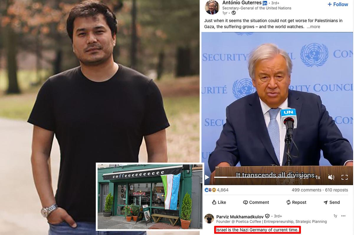 Anti-Israel NYC cofee shop owner calls Israel 'Nazi Germany of our time' in hateful online outburst