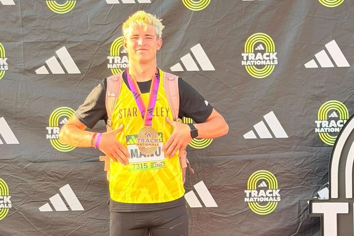 Star Valley's Jonah Manu Places Top 10 at Adidas Track Nationals