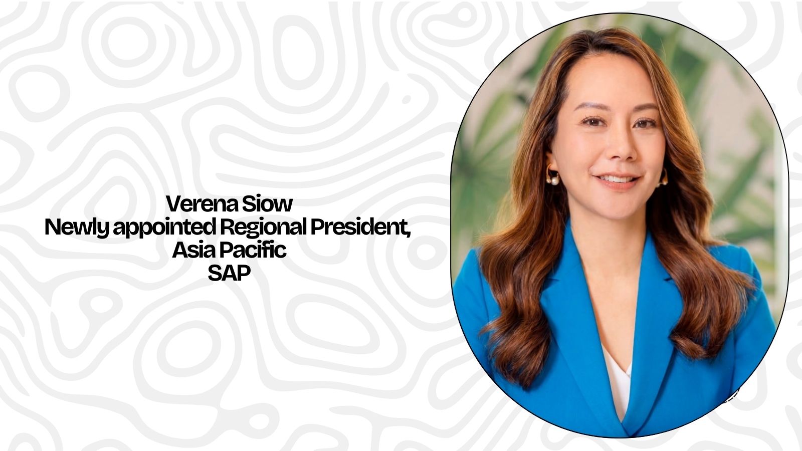 At the helm: Verena Siow is SAP's new President for Asia Pacific