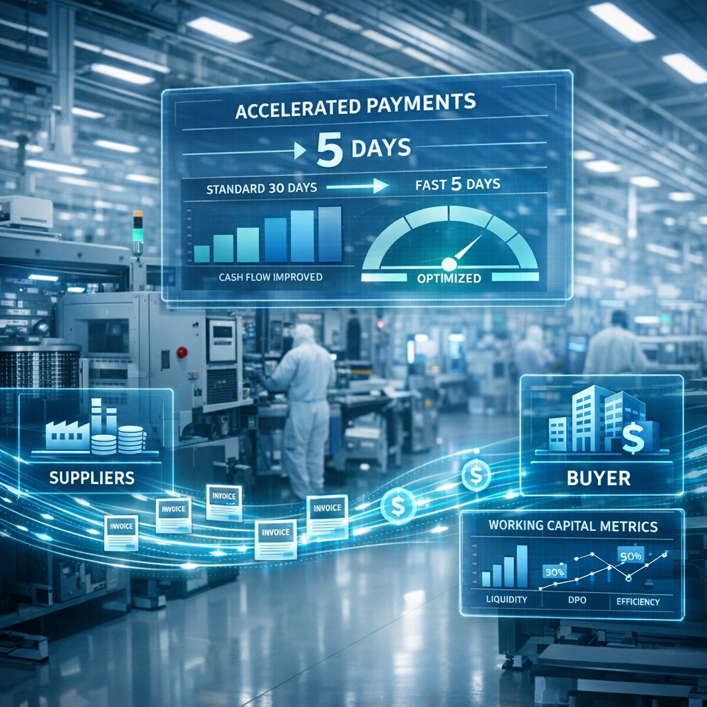 Applied Materials finance transformation using SAP Taulia Dynamic Discounting for supplier payments