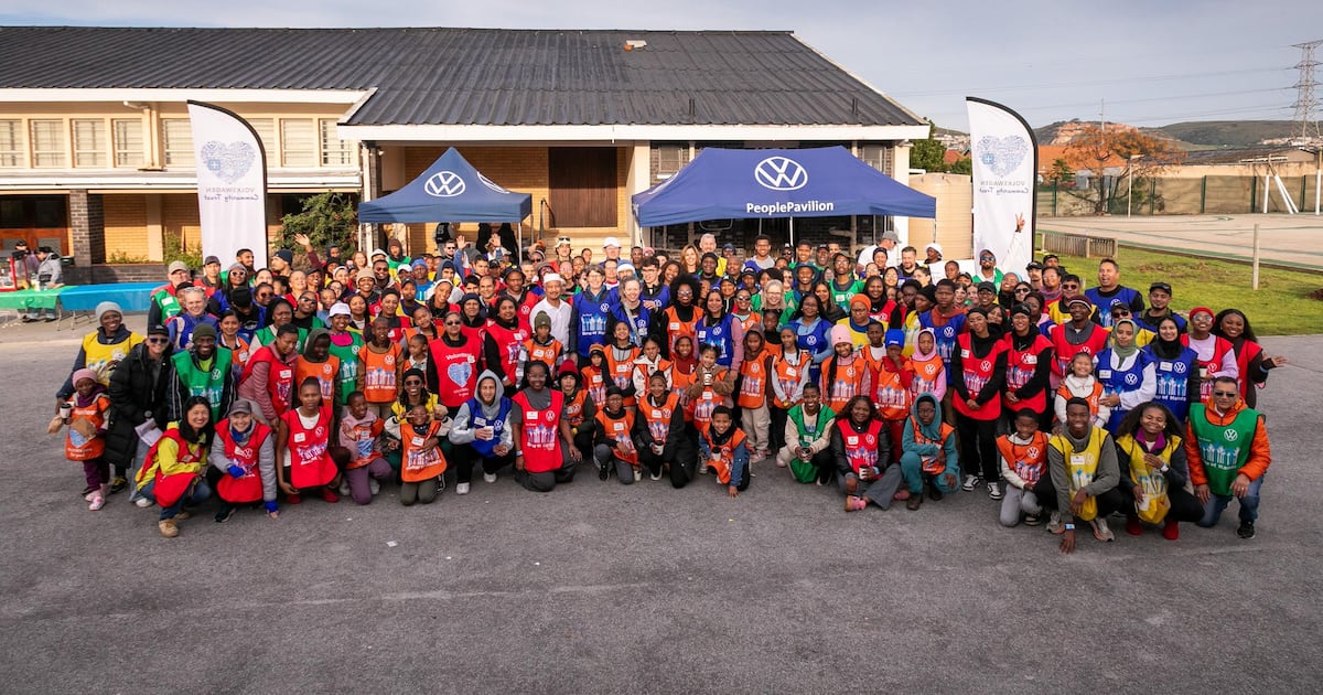 Volkswagen families get hands dirty for good cause