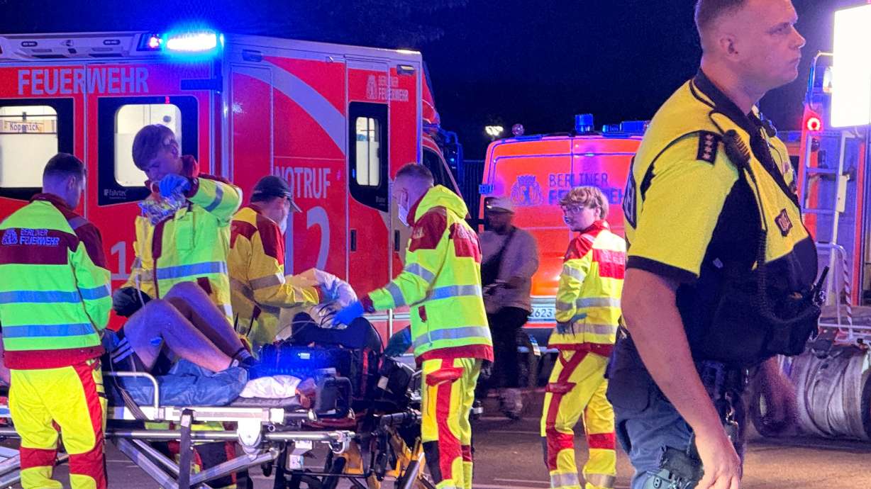 Van slams into crowd at Berlin Pride festival, killing 1 and injuring 16, as police identify suspect