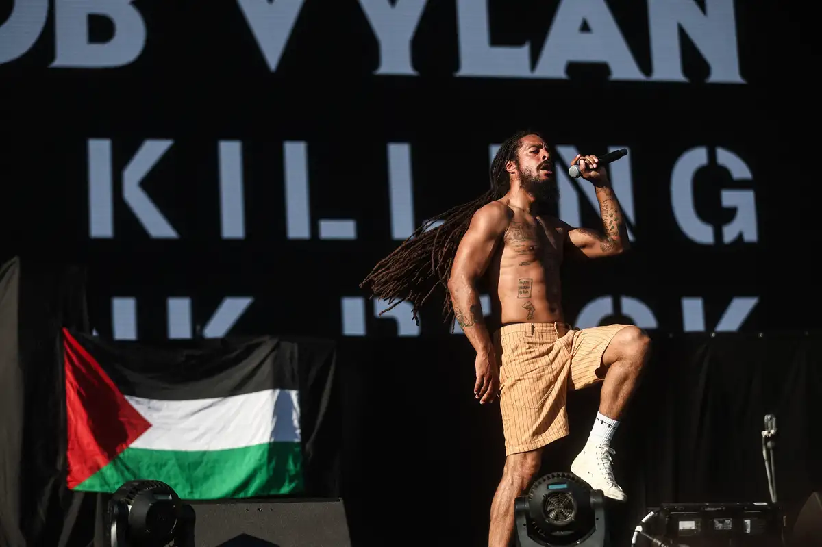 Bob Vylan frontman was deported from Germany over ‘death to IDF’ chant and ‘Hamas propaganda’
