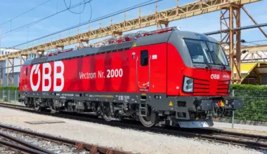 Siemens handed the 2,000th Vectron Locomotive over to ÖBB during a ceremonial event at its Munich-Allah plant