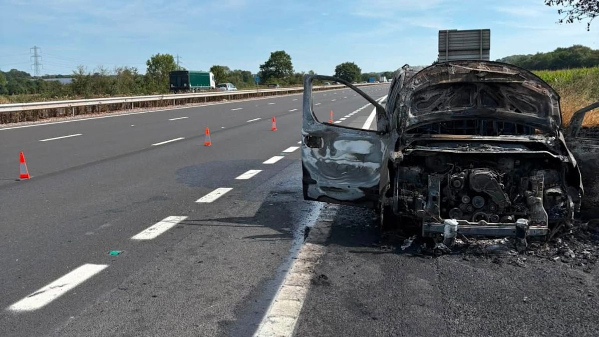BMW M5 Fire Sparks Major Emergency Response as Crews Prevent Blaze Spreading