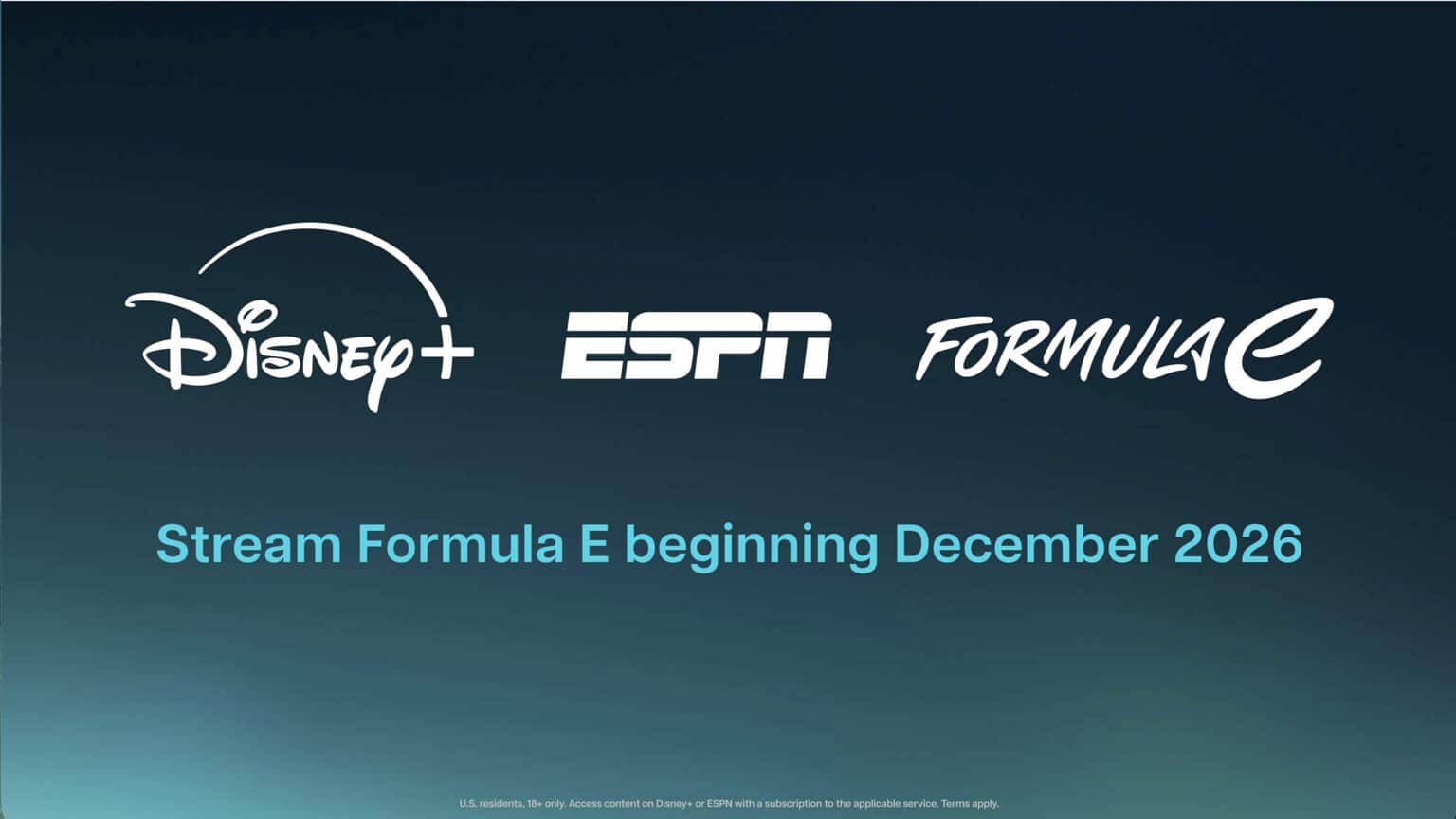 Disney+ To Become Streaming Home For "Formula E" Racing