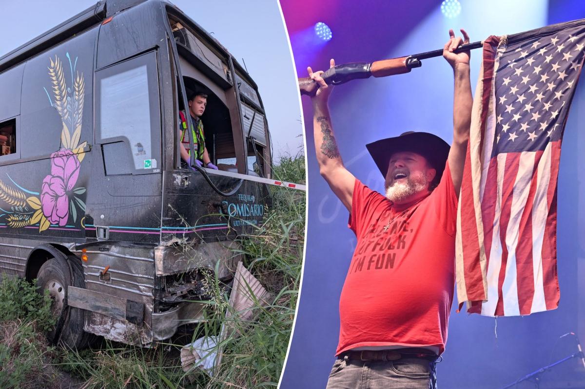 Colt Ford breaks shoulder in Germany tour bus crash, rescued through windshield