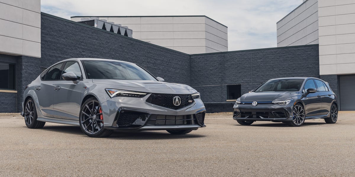 2026 Acura Integra Type S vs. 2026 VW Golf R Comparison Test
