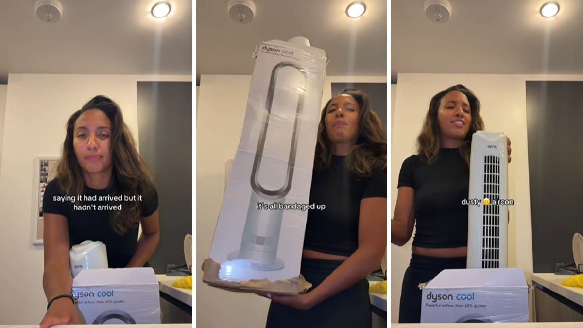 Woman says her Dyson disappeared from a DHL package. What happened to it?