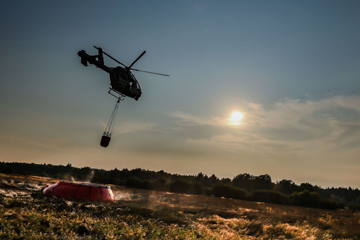 Belgium wildfire no longer advancing towards German border