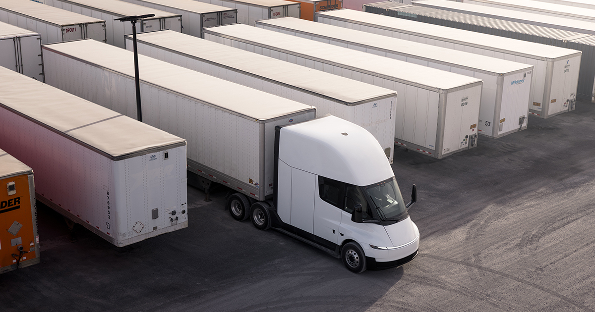 Einride adds 500 Tesla Semis to North American fleet