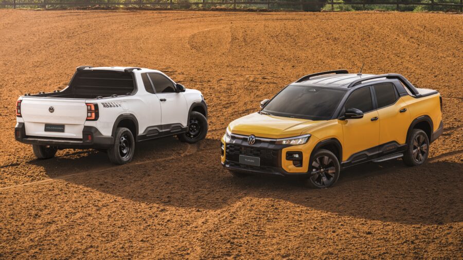 Volkswagen Tukan Pickup Debuts In Brazil With Two Cab Options!