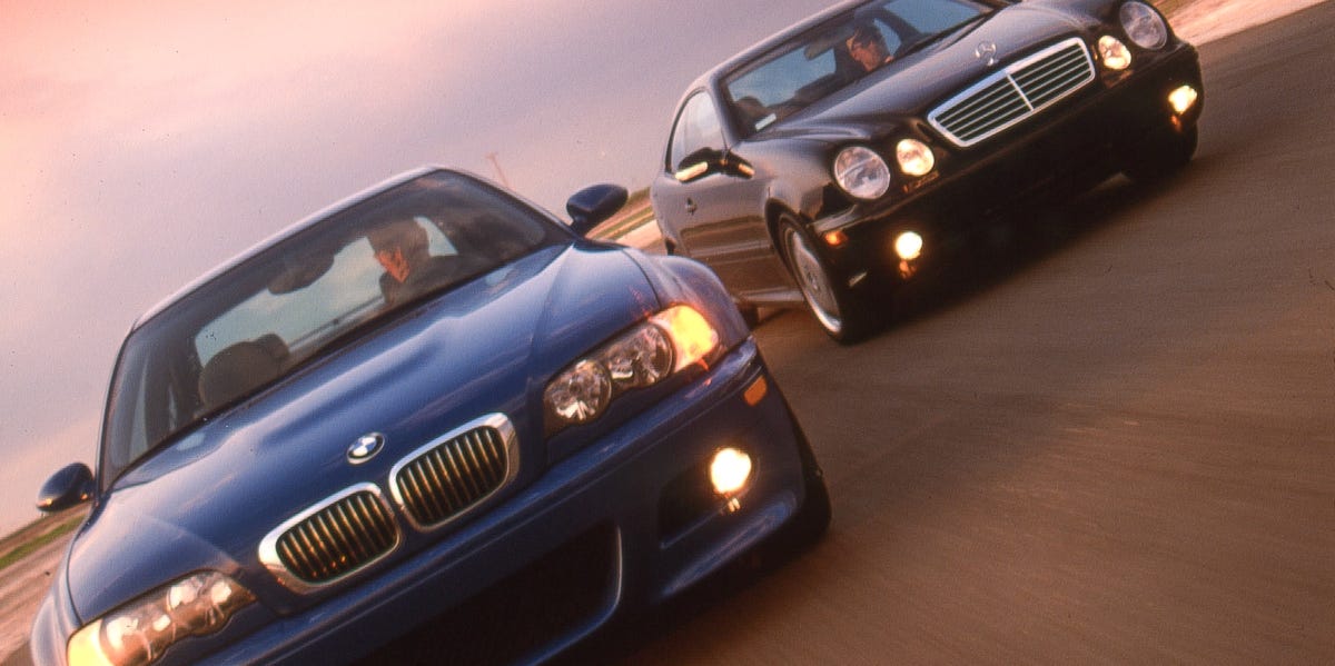 2001 BMW M3 vs. Mercedes-Benz CLK55 AMG: Coupe Conflict