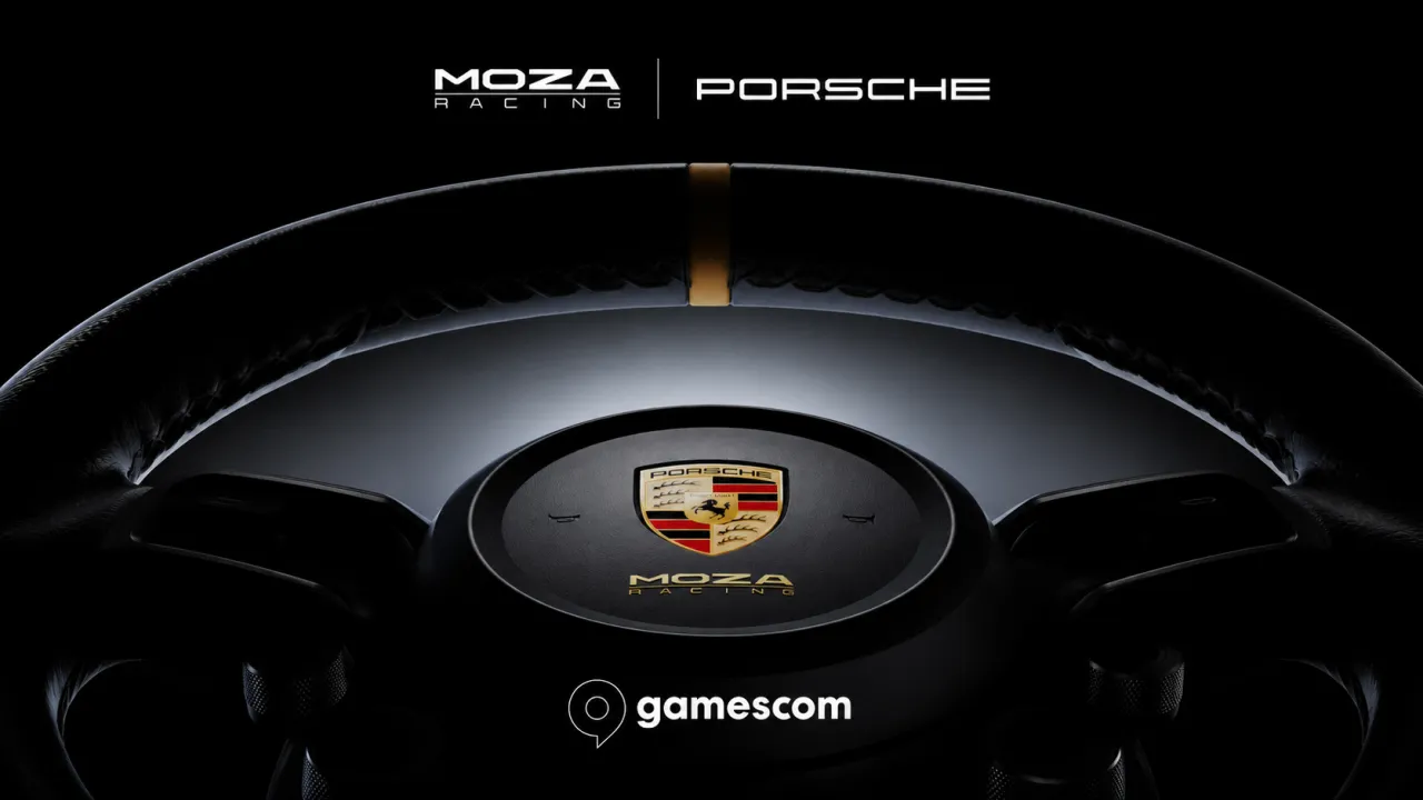MOZA Teases Porsche 911 GT3 RS-Inspired Wheel for Gamescom 2026