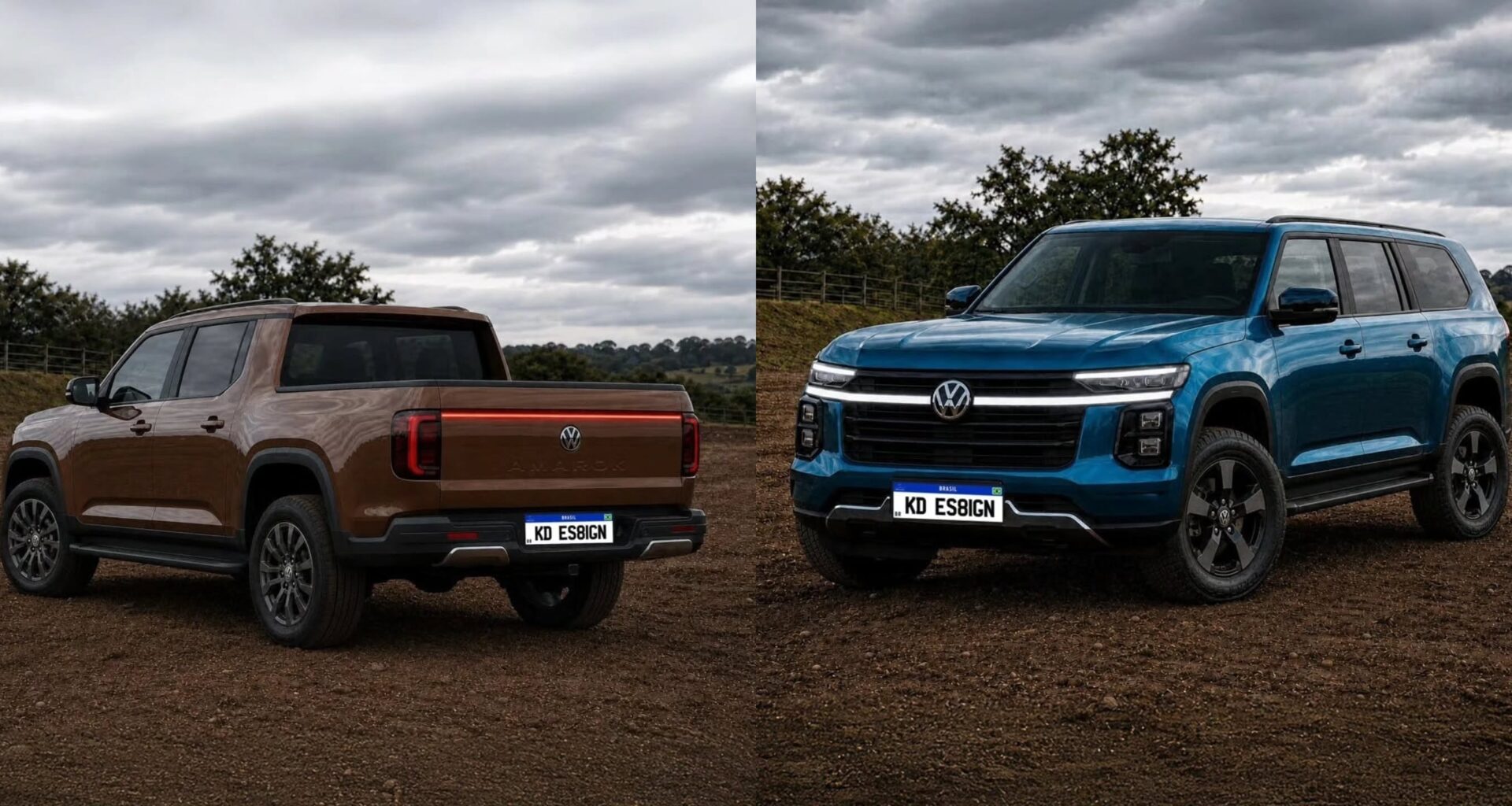 2027 Volkswagen Amarok & SUV rendering by KDesign AG