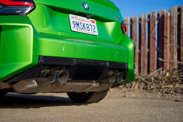 2026 BMW M2 tailpipes