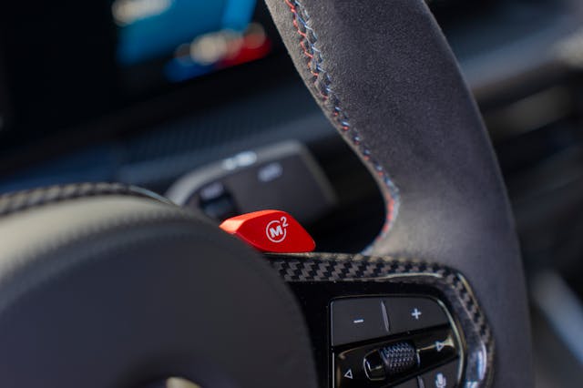 2026 BMW M2 steering wheel detail