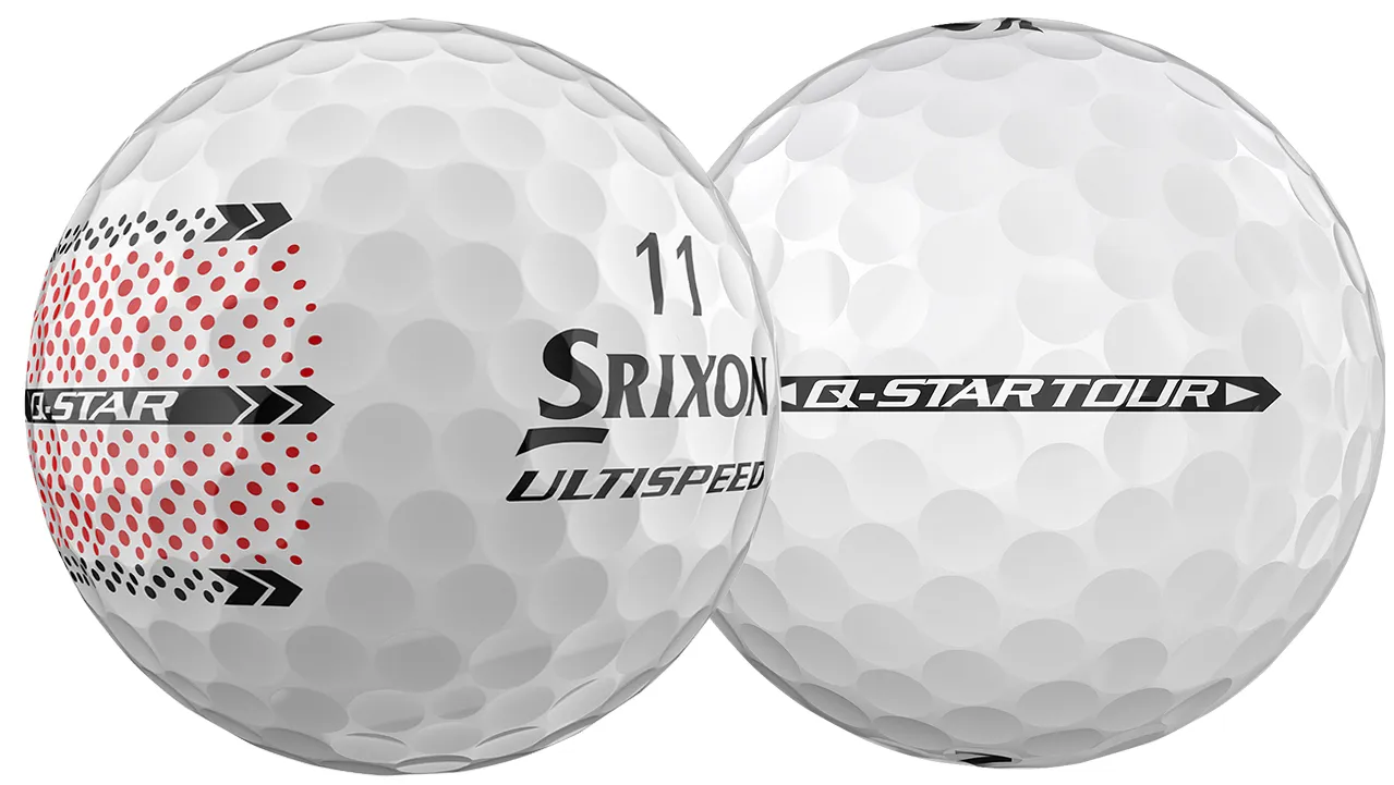 Srixon 2026 Q-Star Tour, Divide, Ultispeed golf balls, specs, prices