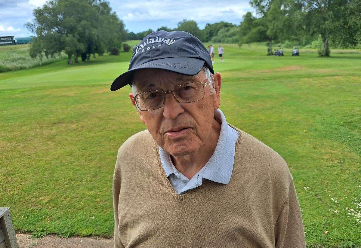 100-year-old Kent golfer still playing at Canterbury Golf Club says: ‘I will carry on as long as I can’