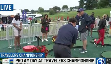 Travelers Championship begins with mini golf, celebrity pro-am events