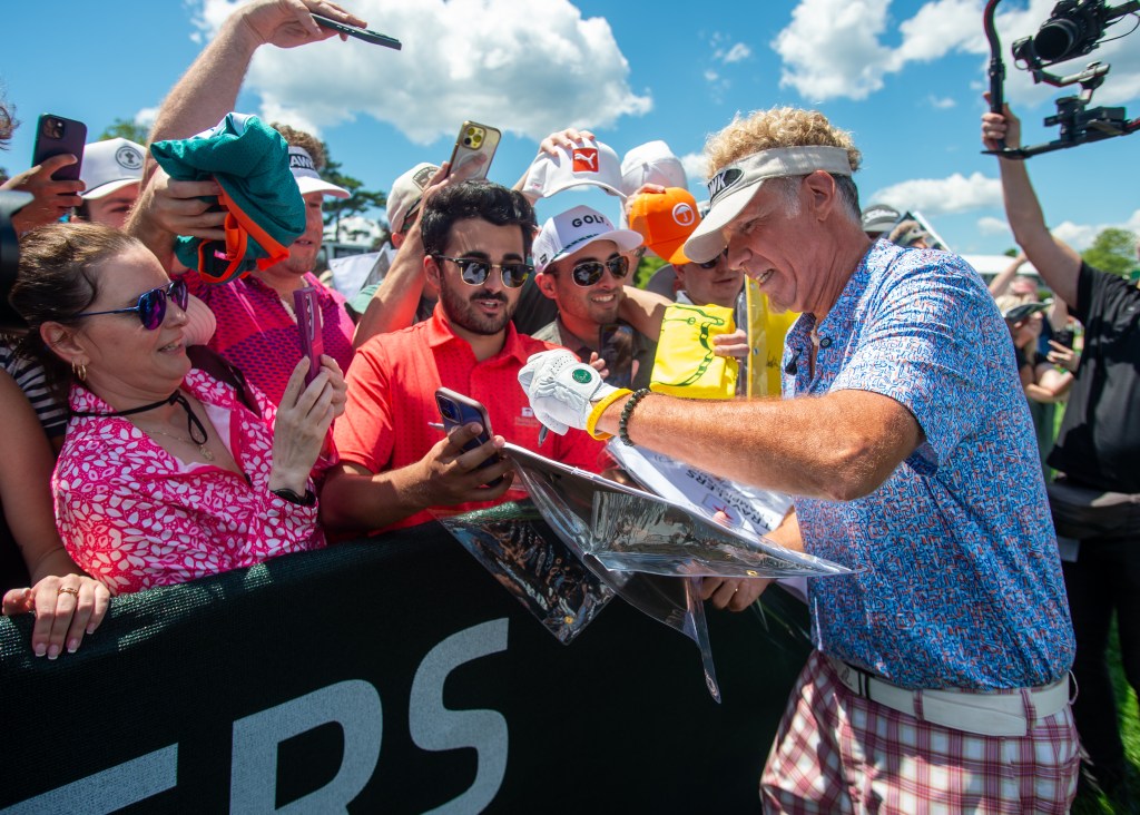 PHOTOS, VIDEOS: Will Ferrell attends CT Travelers Championship