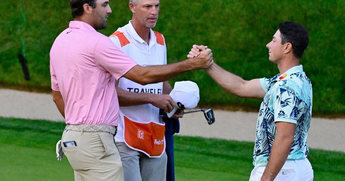 Viktor Hovland wins Travelers in Monday playoff when Scheffler misses short birdie putt | National Sports