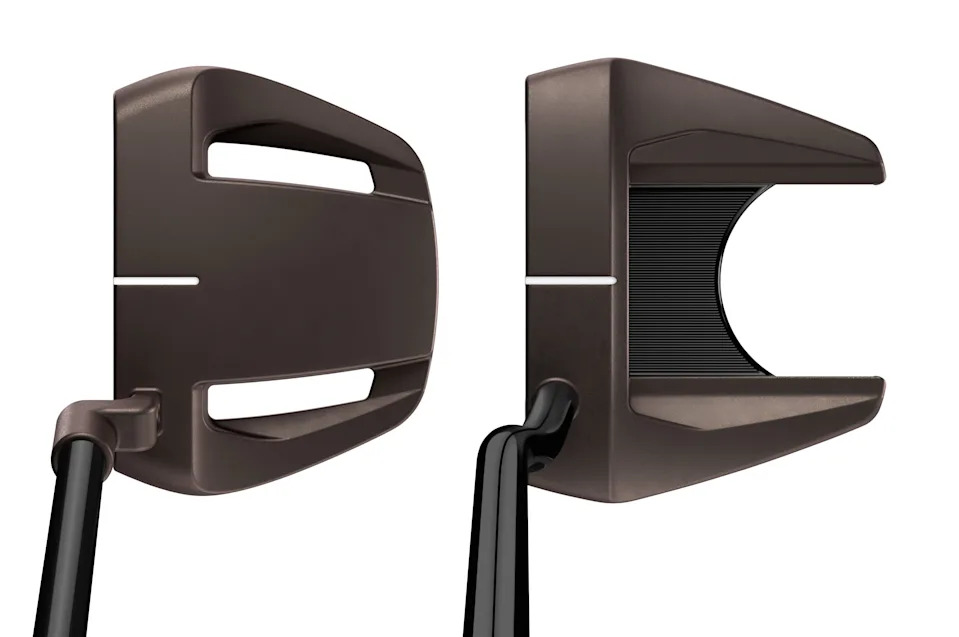The TaylorMade Spider Tour V (left) and Spider Tour V (right) Torched putters.