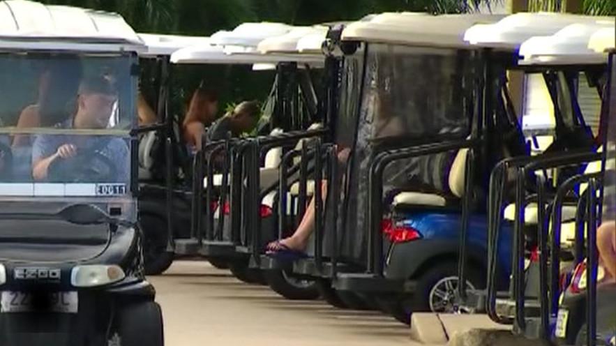 Man fights for life after golf buggy fall on Hamilton Island
