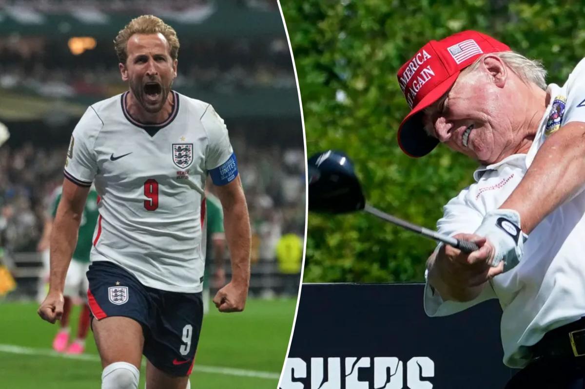 England star Harry Kane opens up on golfing with President Trump