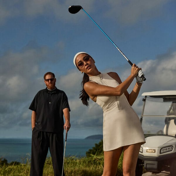 Fabletics launches second golf collaboration with Stephen and Erica Malbon