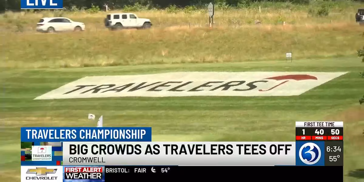 Travelers Championship opens with low scores as top golfers compete at TPC River Highlands