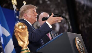What happens when President Trump attends major sports events – and why he does it