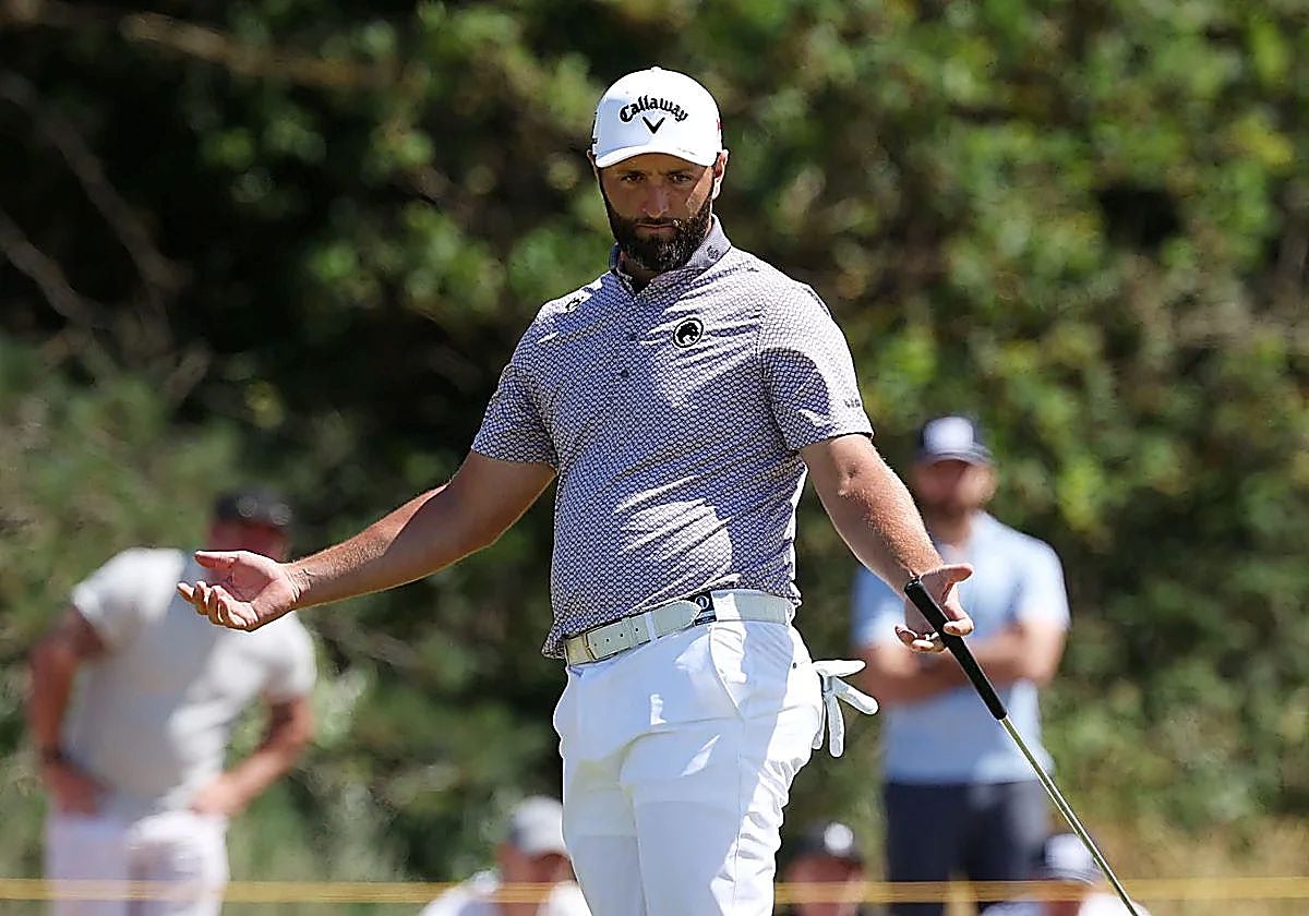 Jon Rahm endures disappointing finish as final-round collapse ends Open campaign
