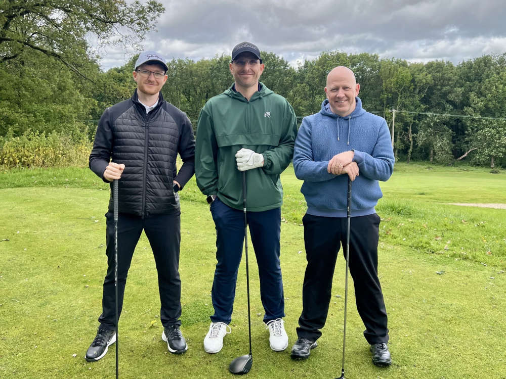 Three local residents take on a challenging 72-hole golf race in aid of Prostate Cancer UK