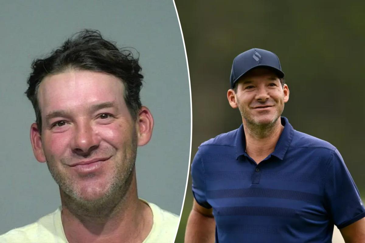 Tony Romo's arrest came after rough golf round that earned him $60