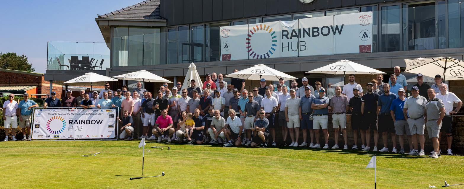 Golf Day organised by Windowcare NW and Mendo Design raises £14,000 for Rainbow Hub